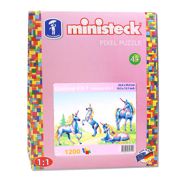Ministeck Eenhoorn 4-in-1 XL Box 1200 stuks - Ministeck MS32751